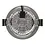 Luxar IP44 LED inbouwspot kantelbaar 5 Watt Dim to Warm 2000K-3000K Zilver CRI90