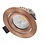Luxar IP44 LED inbouwspot kantelbaar 5 Watt Dim to Warm 2000K-3000K Koper CRI90