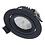Luxar IP44 LED inbouwspot kantelbaar 5 Watt Dim to Warm 2000K-3000K zwart CRI90