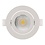 Luxar IP44 LED inbouwspot kantelbaar 5 Watt Dim to Warm 2000K-3000K wit  CRI90