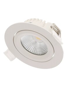 Luxar IP44 LED inbouwspot kantelbaar 5W Dim to Warm 2000K-3000K Wit CRI90