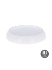 Luxar Neso LED Plafonnière 8W/12W/16W IP65 CCT-Switch Wit