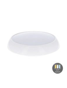 Luxar Neso LED Plafonnière 8W/12W/16W IP65 CCT-Switch Wit