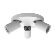 Luxar Luxar Lexi Plafondarmatuur Rond 3xGU10 Mat Wit
