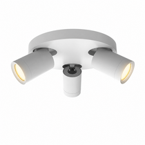 Luxar Luxar Lexi Plafondarmatuur Rond 3xGU10 Mat Wit