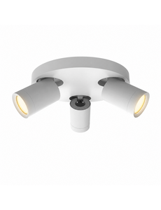 Luxar Lexi Plafondarmatuur Rond 3xGU10 Mat Wit