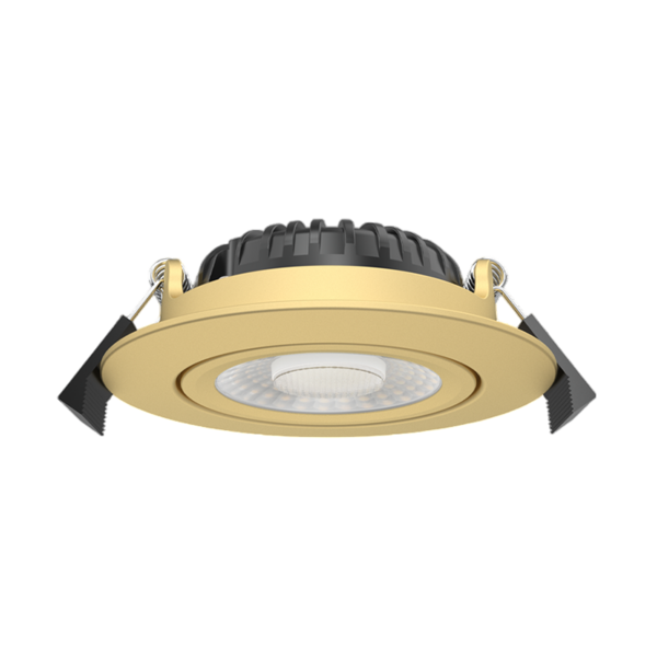 Luxar Luxar Slim-Fit LED Inbouwspot Dimbaar IP65 5W/7W CCT Brass