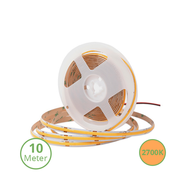 Luxar Luxar LED Strip 24V IP20 10M 10W/M 2700K Extra Warm Wit