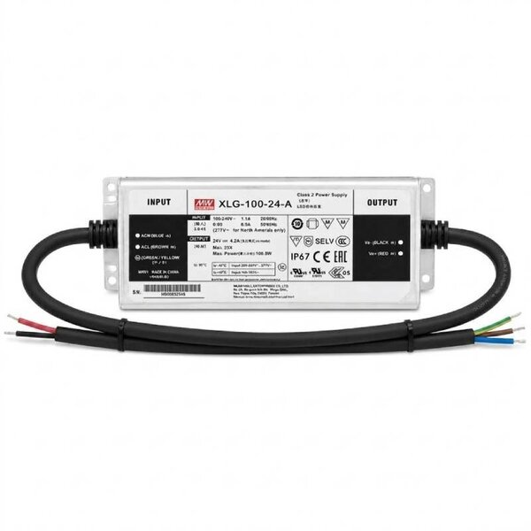 Mean Well Led Driver 24VDC 100W IP67