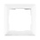 ION INDUSTRIES Afdekraam 1-Voudig J1 Alpin Wit 80x80mm