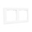 ION INDUSTRIES Afdekraam 2-Voudig J1 Alpin Wit  153x80mm