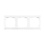 ION INDUSTRIES Afdekraam 3-Voudig J1 Alpin Wit 224x80mm