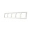 ION INDUSTRIES Afdekraam 5-Voudig J1 Alpin Wit 366x80mm
