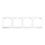 ION INDUSTRIES Afdekraam 4-Voudig J1 Alpin Wit 295x80mm