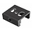 Global Trac Lighting Systems SKB12 Montagebeugel voor Nordic Aluminium Global 3-fase Rail Zwart