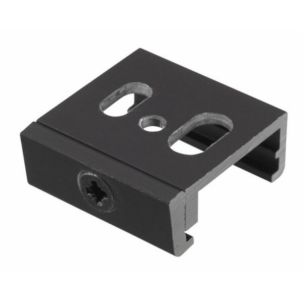Global Trac Lighting Systems SKB12 Montagebeugel voor Nordic Aluminium Global 3-fase Rail Zwart