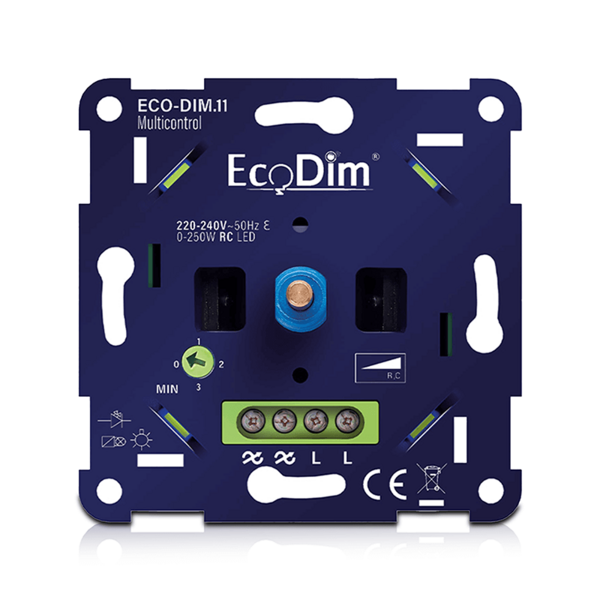 EcoDim Ecodim Universele Geruisloze LED Dimmer 0-250W Fase Afsnijding