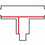 Luxar Luxar 3-Fase-Rail T-verbinder zwart Aarde-binnen-links