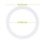 Luxar Luxar metalen verloopring voor inbouwspots Ø180-270mm wit