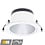 Luxar Luxar LED inbouwdownlight Espa IP54 CCT 6W/8W/10W/12W dimbaar Ø120-140mm wit