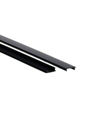 Luxar Blindplaat voor 1-fase rail 1000 mm mat zwart