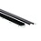 Luxar Luxar blindplaat voor 1-fase rail 1000 mm mat zwart