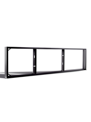 Luxar Opbouwframe voor LED panelen 120×30×7 cm back-lit en side-lit mat zwart