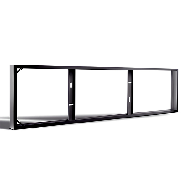 Luxar Luxar opbouwframe voor LED panelen 120×30×7 cm back-lit en side-lit mat zwart