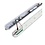 Lightvi Cliff LED batten IP65 35-60W 150 cm CCT met sensor en noodunit grijs