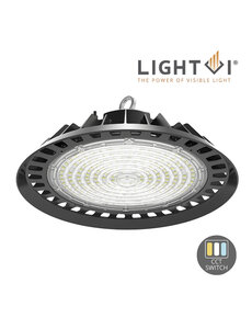 Lightvi LED highbay Ananke 200W/150W/120W CCT 90° IP65 zwart