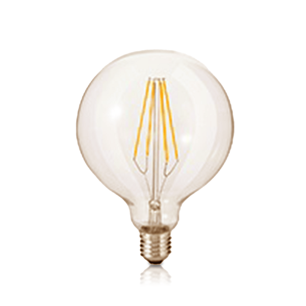 Luxar Luxar LED filamentlamp E27 Globe L 6,3W dimbaar amber