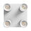 Spectrum LED Spectrum LED MADARA ALTRO SQUARE plafondopbouwspot 4 x GU10 IP20 wit