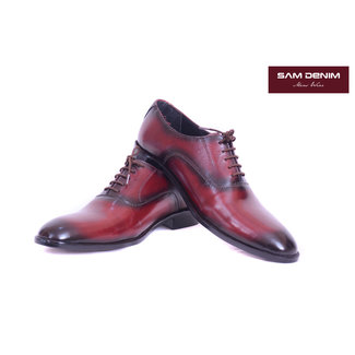 SAM DENIM Leather Shoes Sam Denim 104 Bordeaux