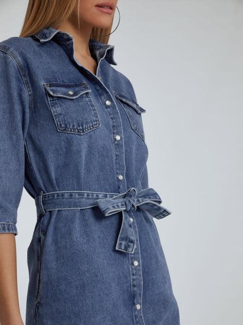 Denim spijkerjurk sale