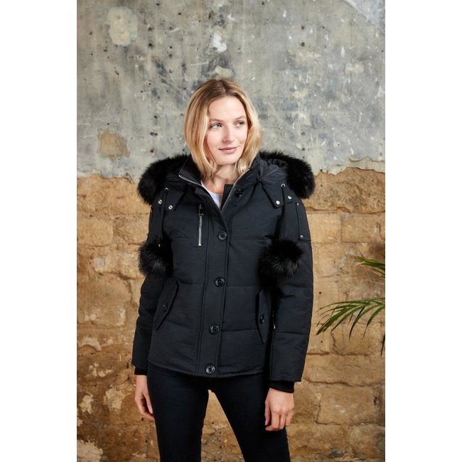 Of anders Beter Zonder Dames Winterjas Ghatra Black 8727 - Sam Denim