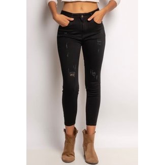 Dames High Waist skinny jeans Ghatra 5247 Black