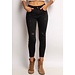 Dilvin Women Dames High Waist skinny jeans Ghatra 5247 Black
