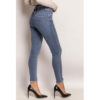 SAM DENIM Dames High Waist skinny jeans Ghatra Blauw 1989