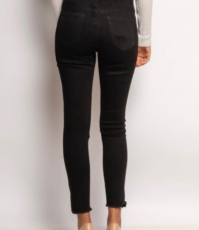 Dames High Waist skinny jeans Ghatra Black 5248