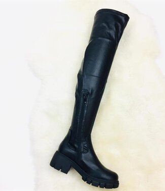 Overknee Laarzen skai leer 21007 Kayla