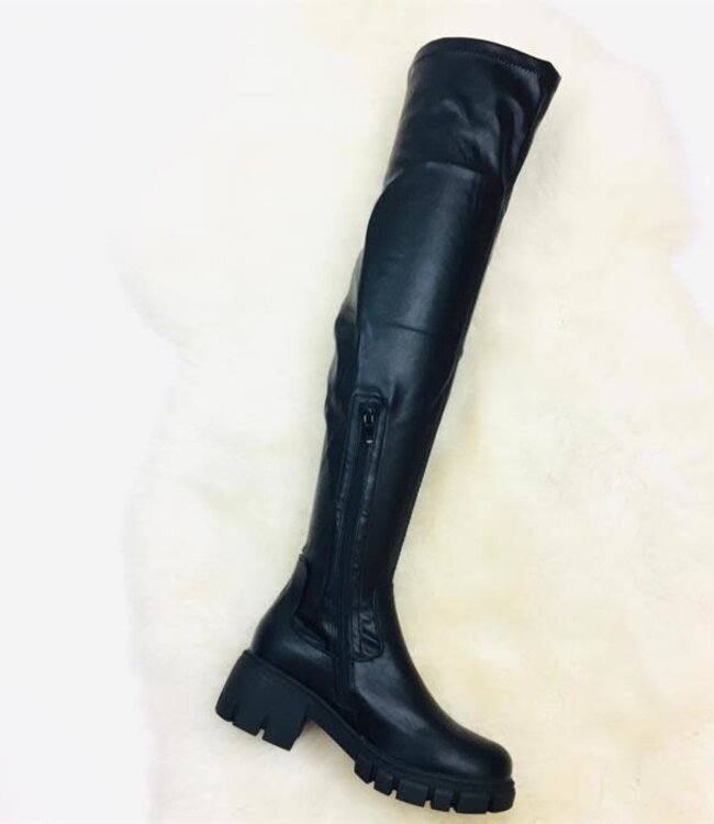 Overknee Laarzen skai leer 21007 Kayla