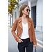 SAM DENIM Dames Jacket Fluweel Cognac