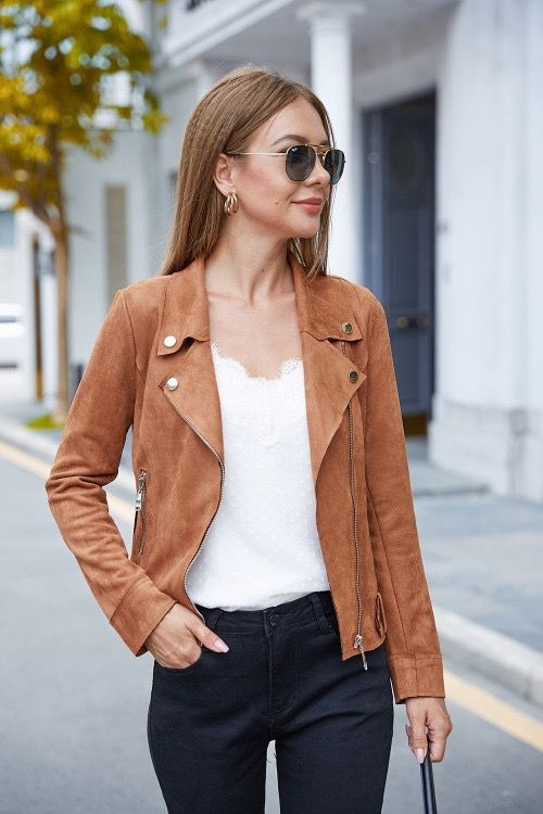 Dames Jacket Cognac Sam Denim