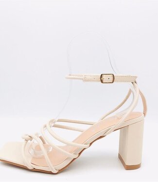Veter sandalen met hak LL930