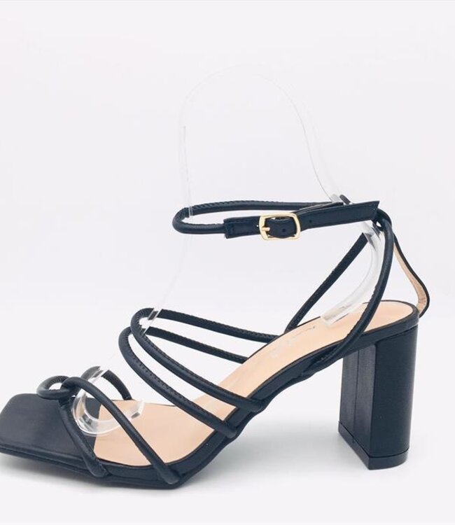 Veter sandalen met hak LL930