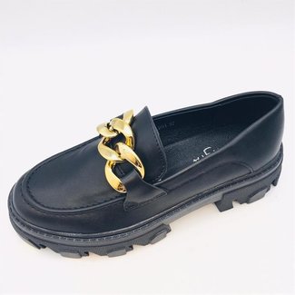 Loafers met grove zool LL901