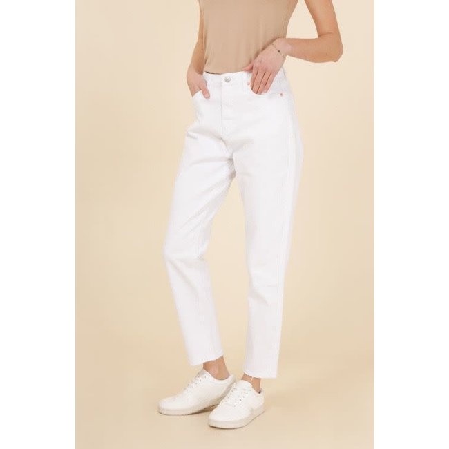 Mom jeans Marivy White 2083