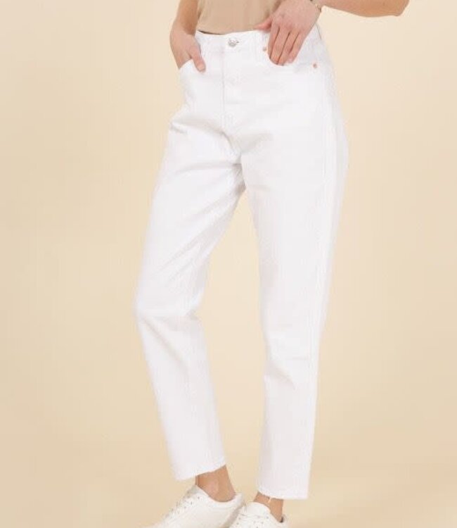 Mom jeans Marivy White 2083