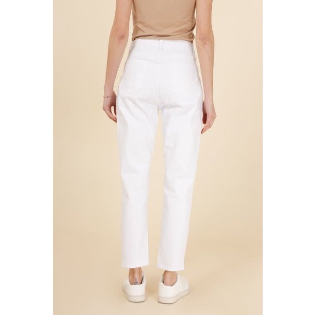 Mom jeans Marivy White 2083