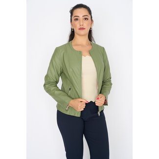 SAM DENIM Dame Jacket Escandelle Green 22255